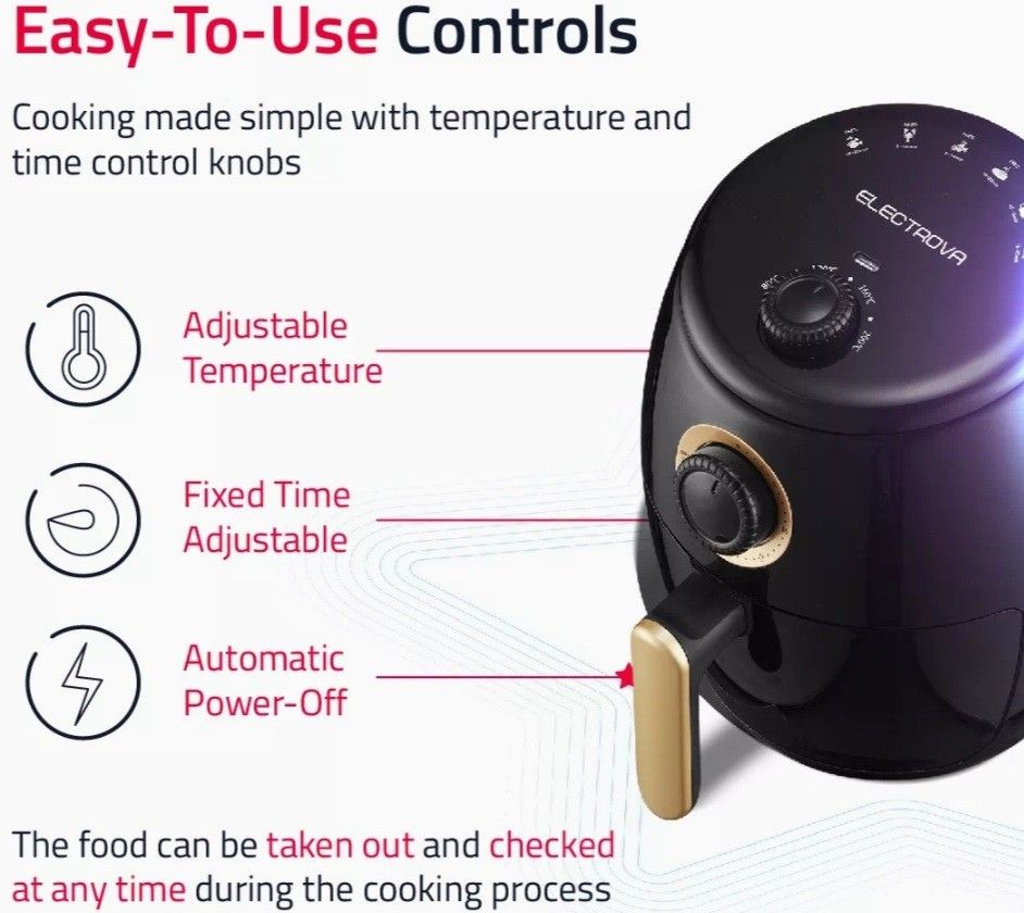 Electrova air sales fryer review