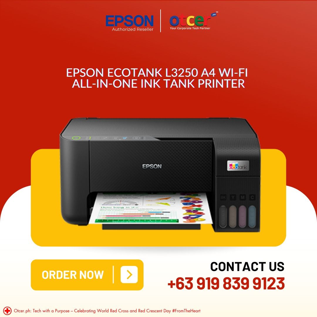 Epson EcoTank L3250 A4 WiFi AllinOne Ink Tank Printer, Computers