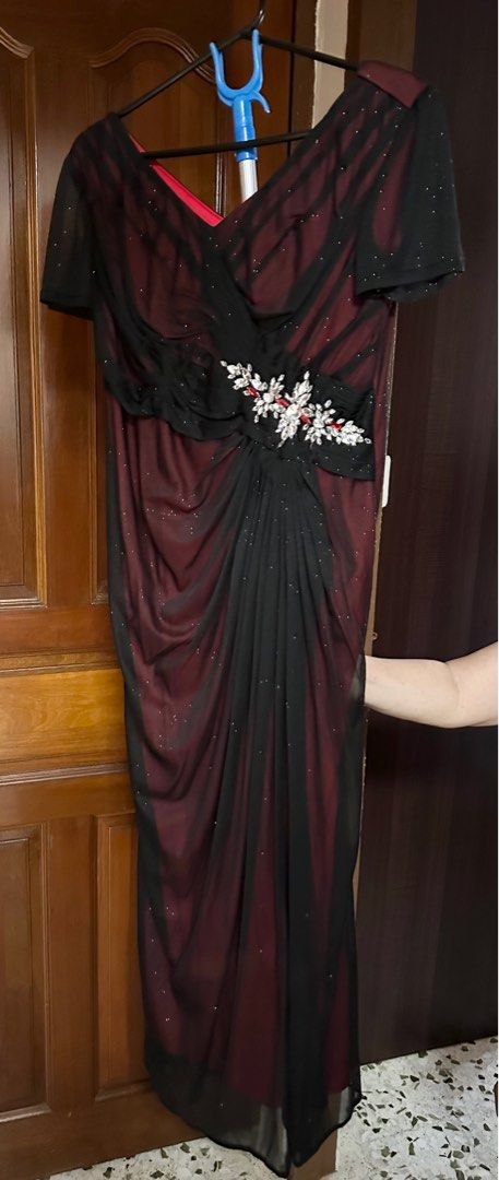 Evening gown mother-in-law dress wedding dinner party dress