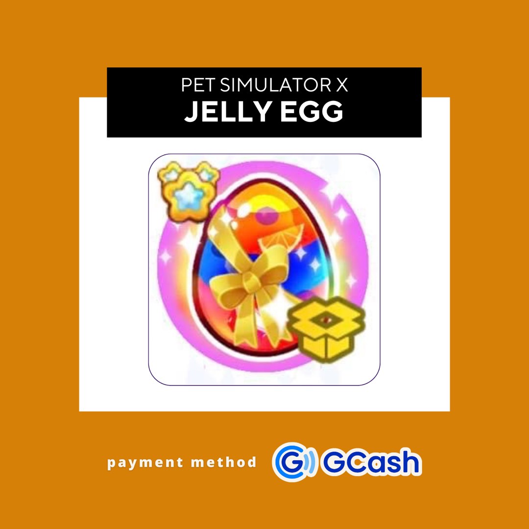 Exclusive Egg 13 ( Jelly Egg ) Pet Simulator X, Hobbies & Toys, Toys