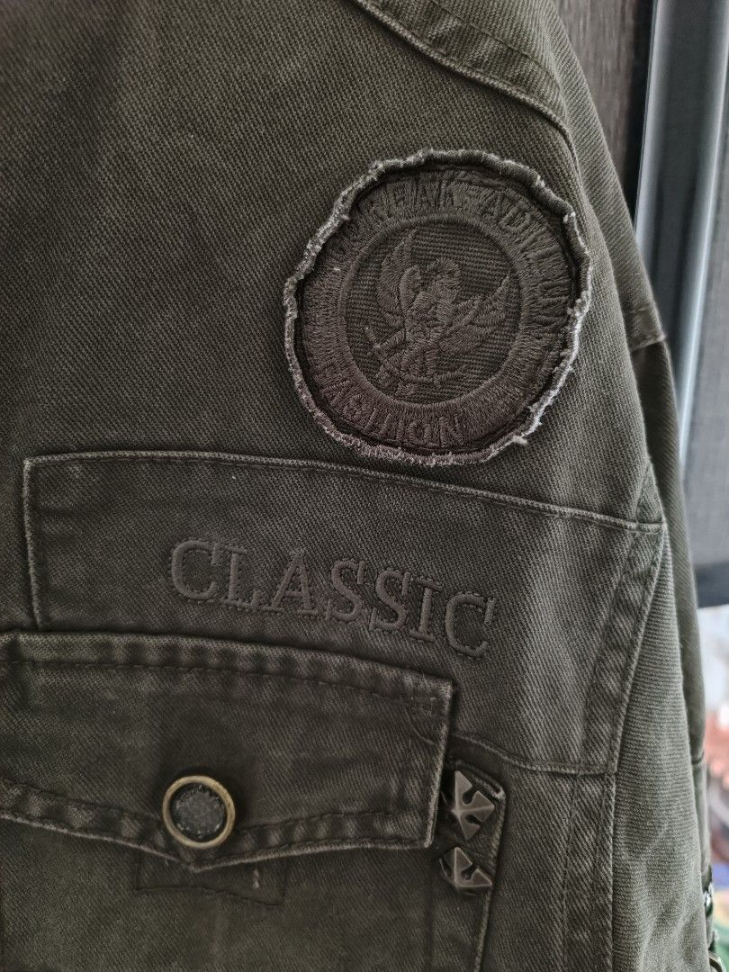 EXHAUST Denim Jacket, Men's Fashion, Coats, Jackets and Outerwear on ...