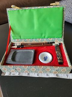 Vintage Chinese Calligraphy Set