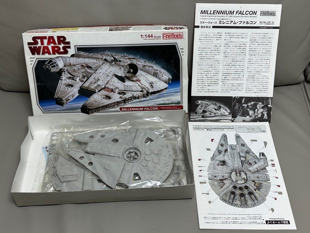 Fine Molds Stars Wars Millennium Falcon 1 144 Hobbies Toys