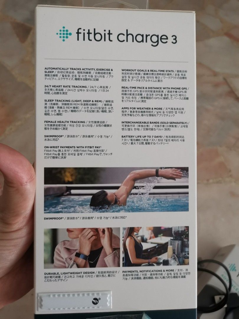 Fitbit charge 3 clearance manuel