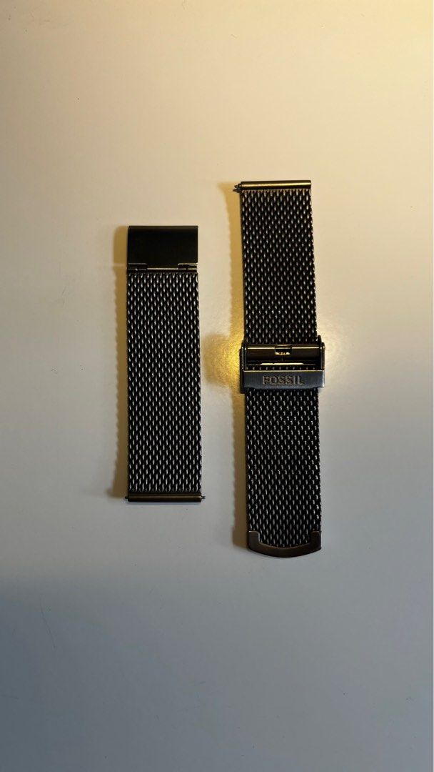 22mm smoke steel mesh outlet bracelet