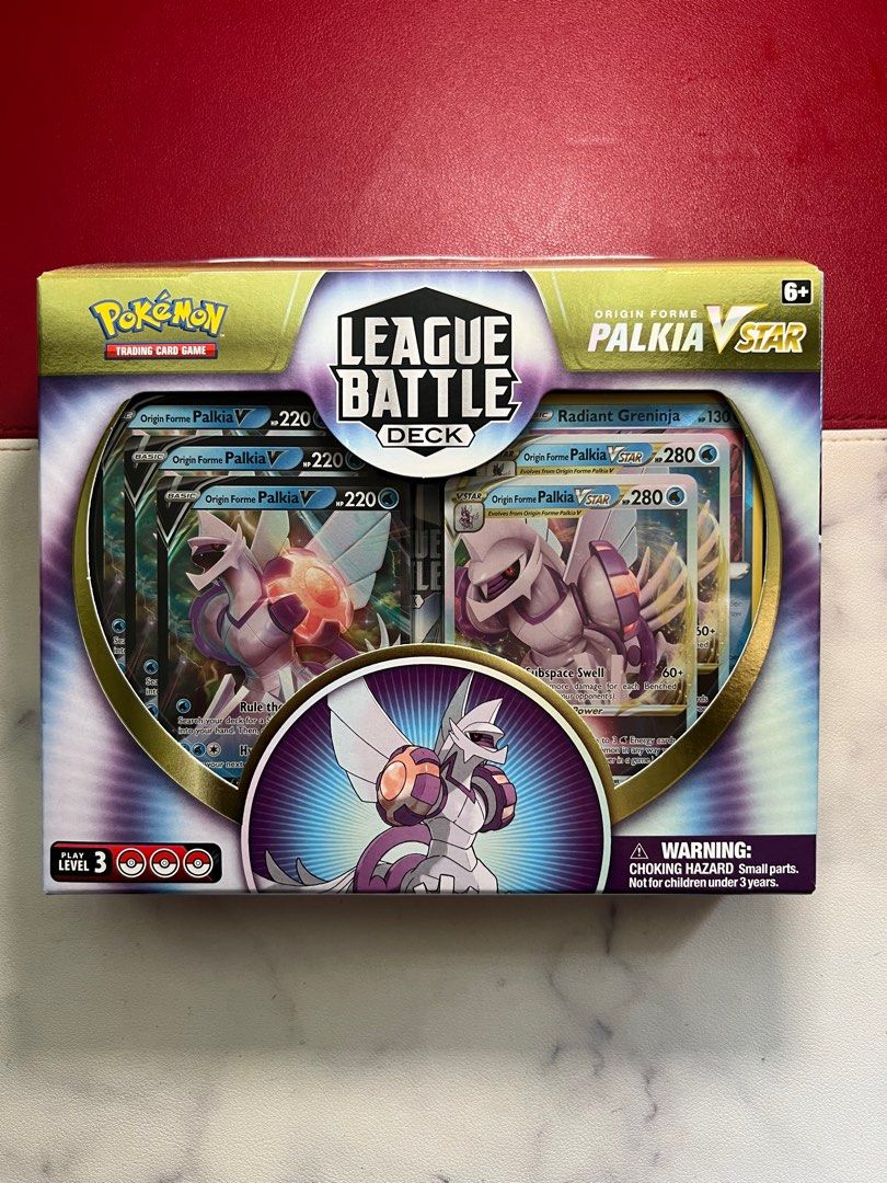Pokémon  Originale-V ASTRO Palkia League Battle Deck from Pokémon TCG (a  60 deck ready to play, three Pokémon V holographic cards and two Pokémon V  ASTRO holographic cards) : : Toys