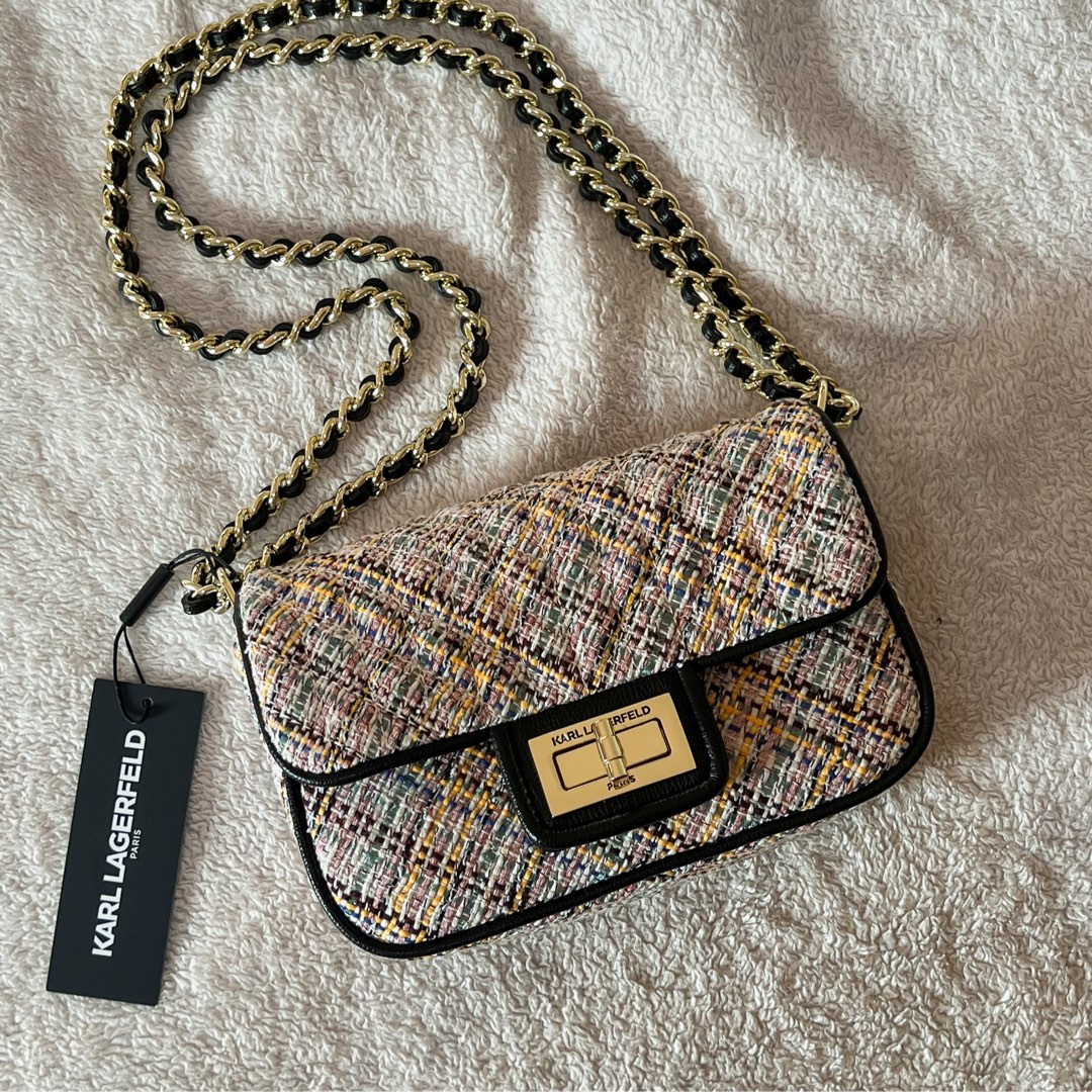 Karl lagerfeld deals agyness tweed bag