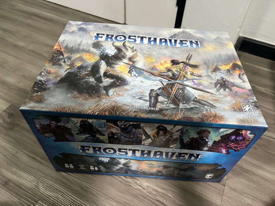 Frosthaven KS Base Pledge with first player token, Hobbies & Toys, Toys
