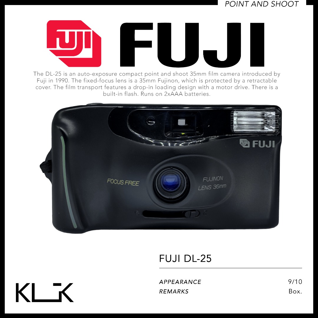 Fuji DL-25, Photography, Cameras on Carousell