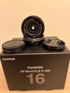 Fujifilm XF16mm F2.8 R WR - under warranty until April 2024