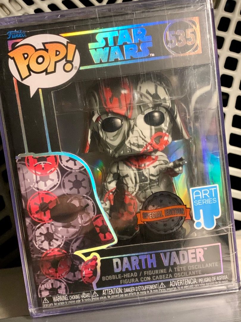 Funko Pop Darth Vader #535 Art Series SEALED Pop Stack, Hobbies & Toys ...