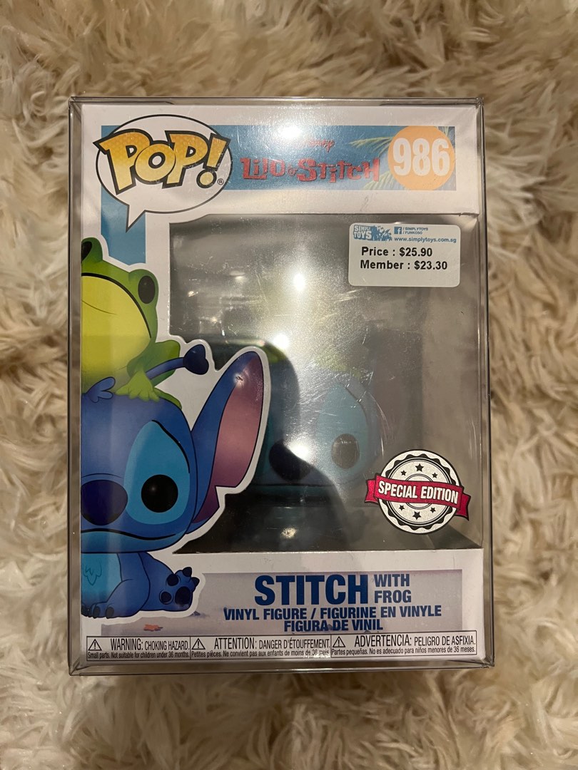 Stitch with Frog Special Edition 986 Figure, Disney Lilo & Stitch Figure