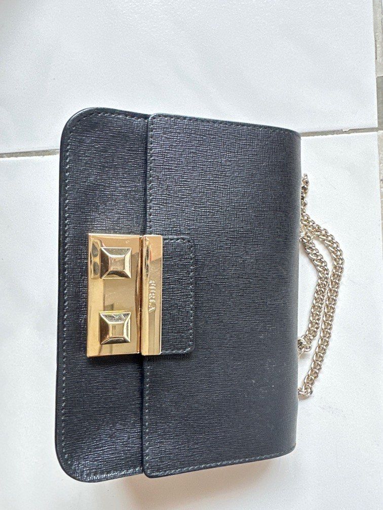 Furla flap clearance bag