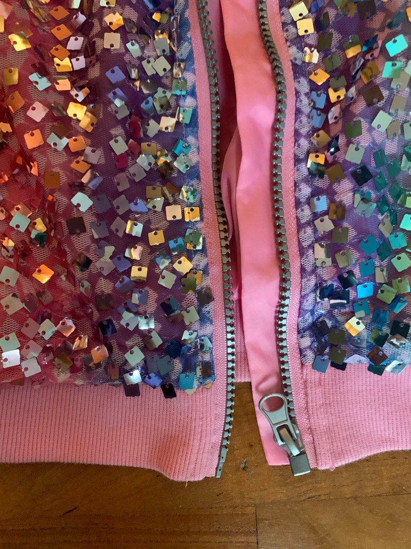 Girls sparkly outlet jacket