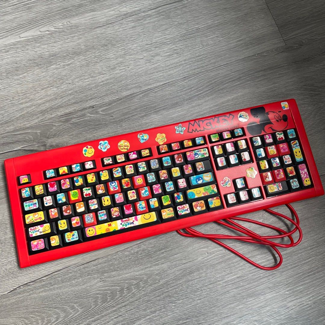 computer Keyboard Mickey Mouse, Computers & Tech, Parts & Accessories
