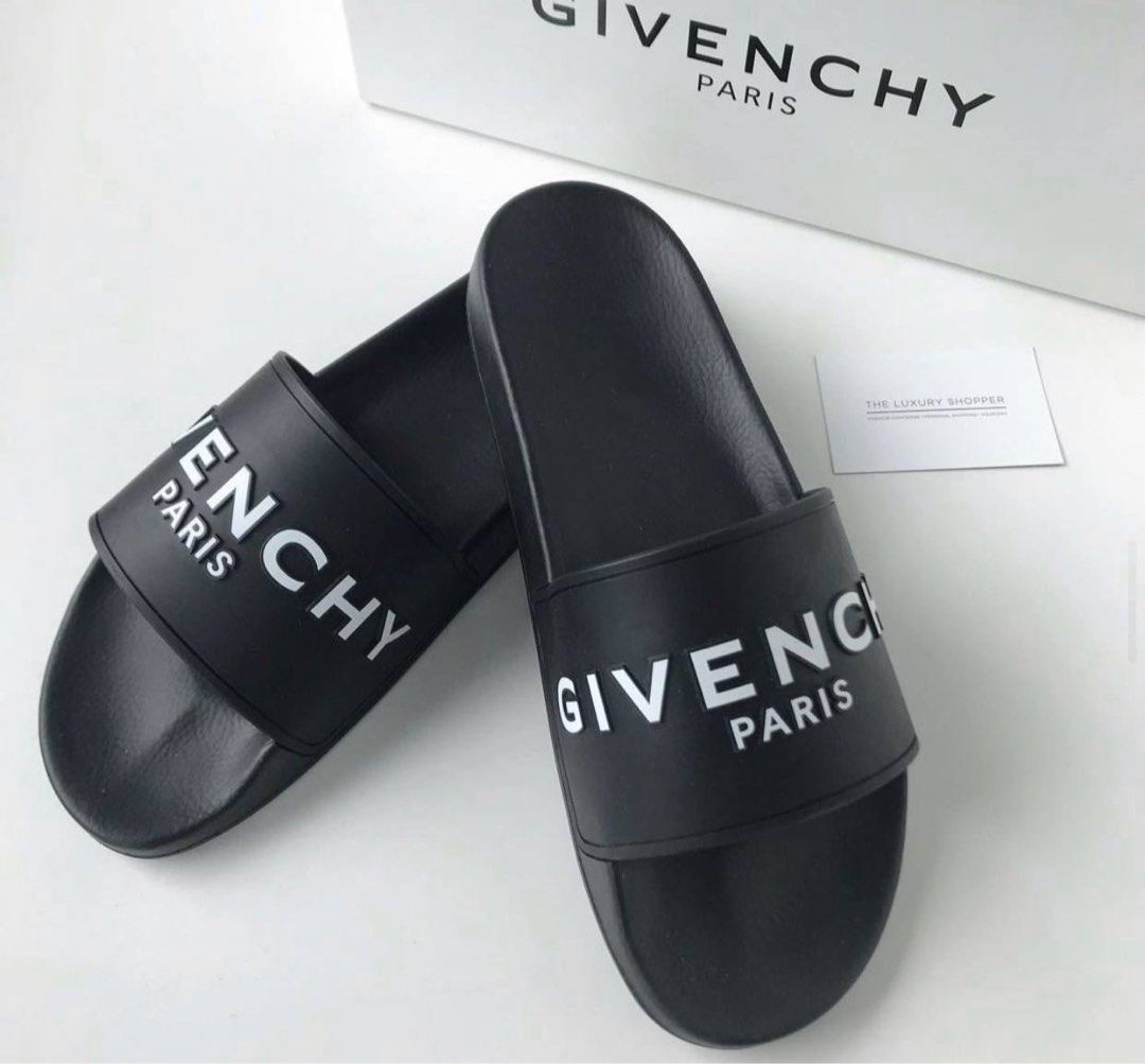 All black givenchy 2025 slides