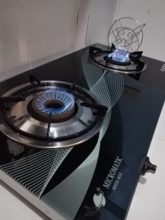Glass Top Double burner Gas Stove