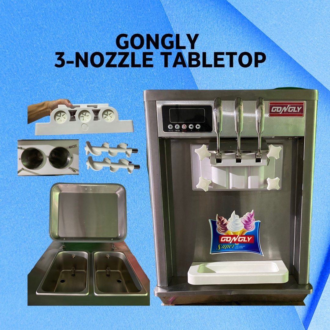 Gongly Tabletop Ice Cream Machine on Carousell