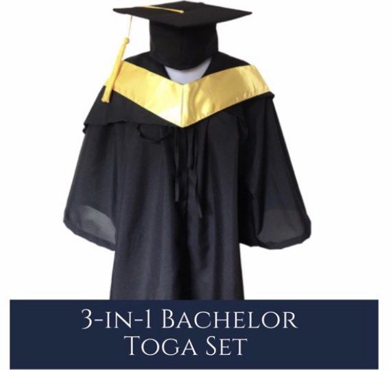 Graduation Gown | Bachelor Toga Set, Women's Fashion, Coats, Jackets ...