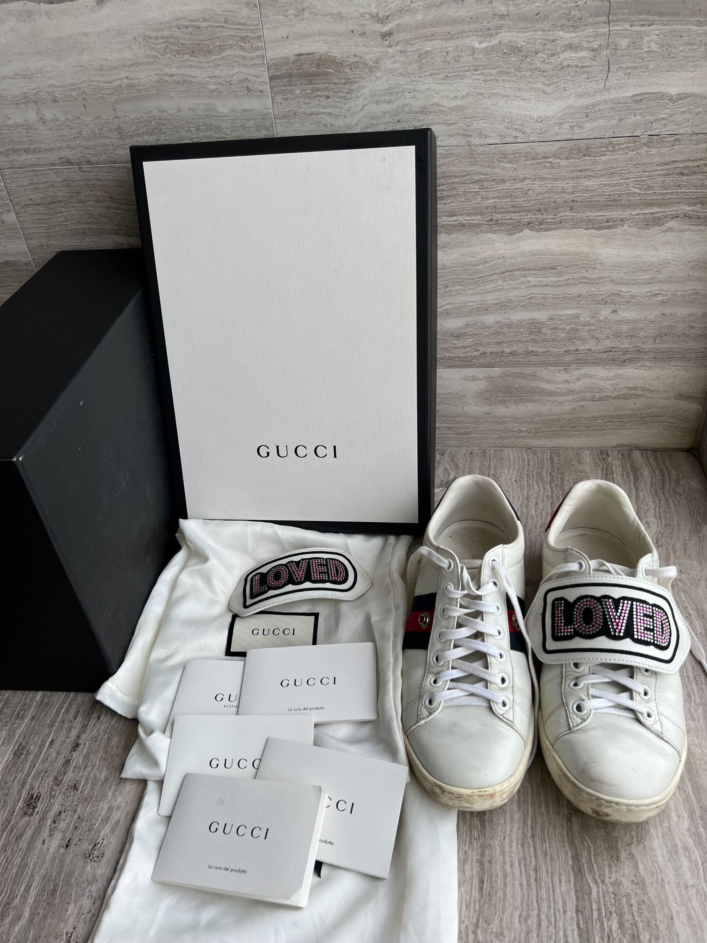 Ace sneaker with removable patches new arrivals