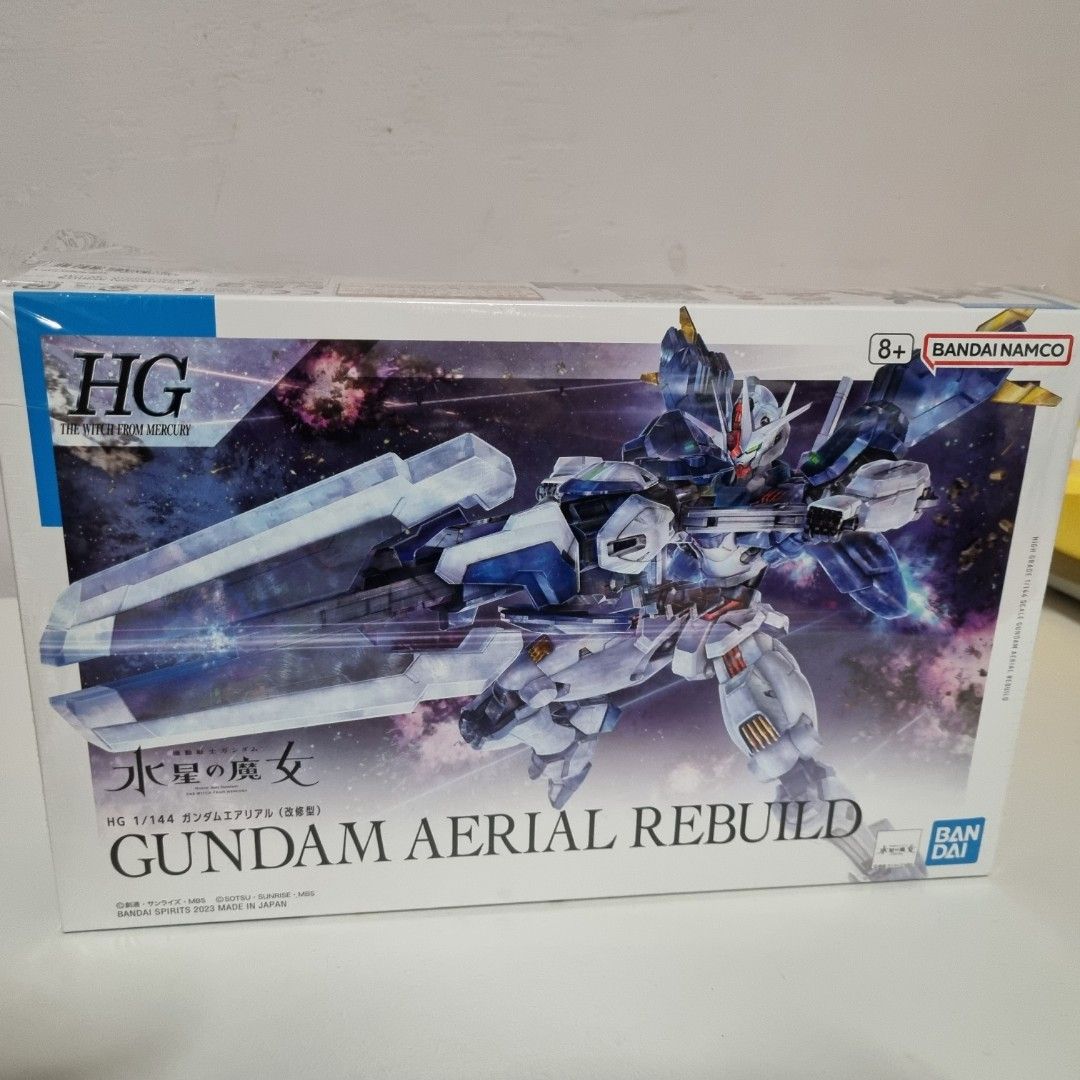 Gundam Aerial Rebuild (Category: Gundam Model Kits) located in Singapore. Submitted by jacquen (Listing ID 1230683288, Image 1). Description: The witch from Mercury Brand new in box Sealed left 2pcs.