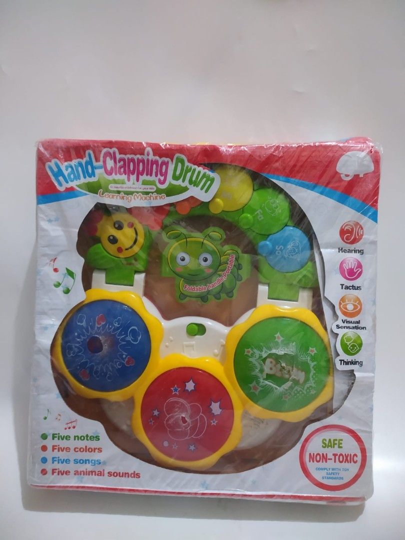 Hand clap drum mainan drum anak baby, Toys & Collectibles, Mainan di