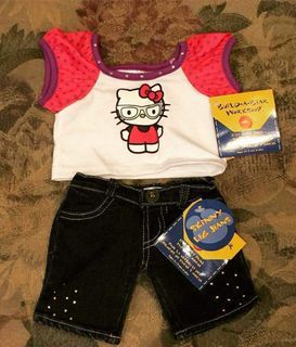 Hello Kitty Build a bear outfit set