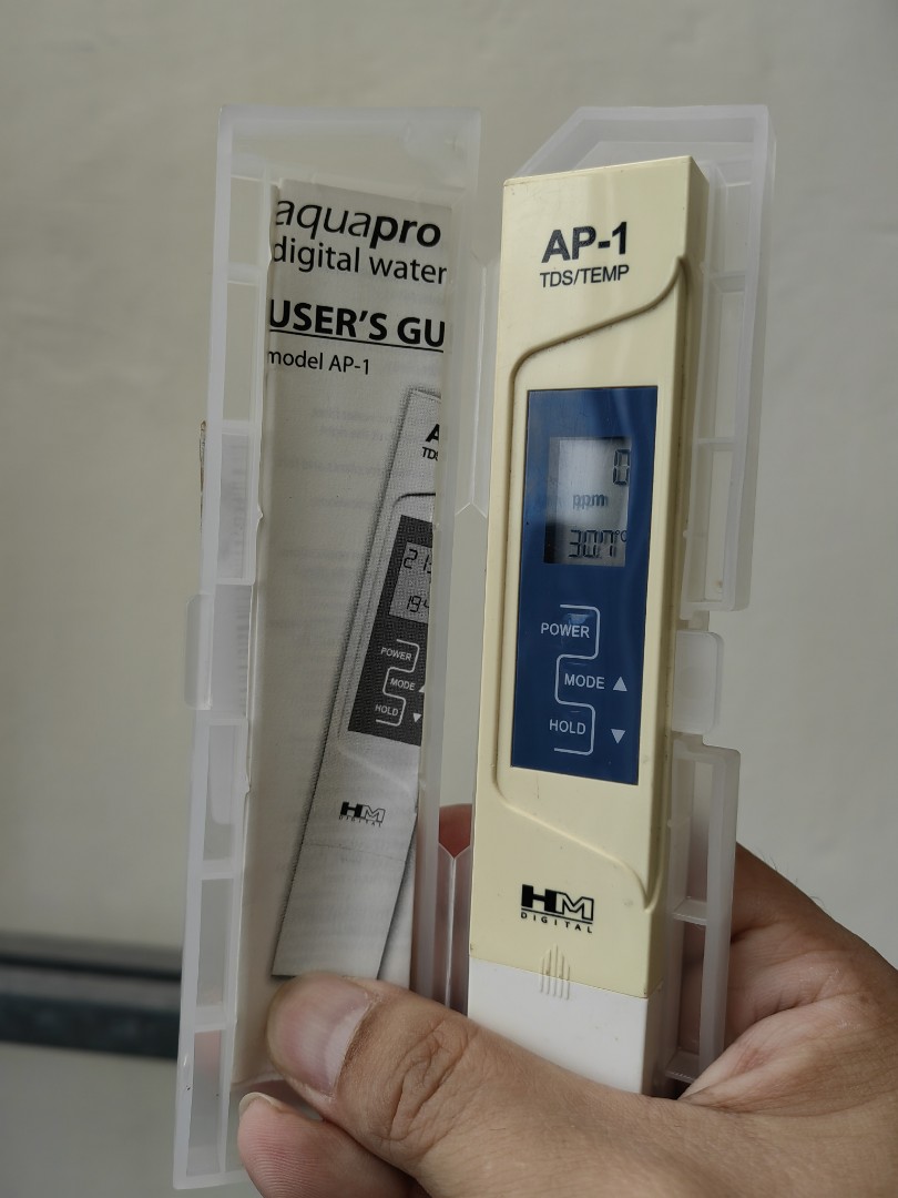 HM Digital AquaPro AP-1 TDS Meter Pen, Pet Supplies, Homes  Other Pet  Accessories on Carousell