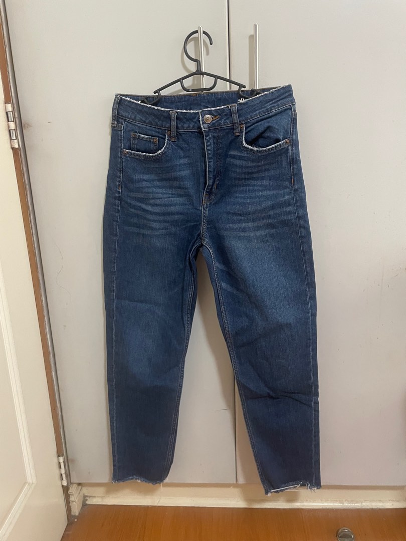 H&m high waisted jeans on Carousell