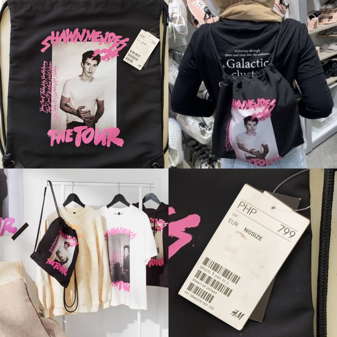 Shawn mendes drawstring bag 2025