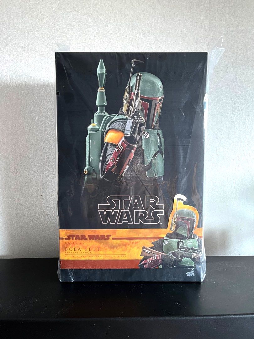 Figurine Hot Toys TMS056D - Star Wars : The Mandalorian - Boba Fett Repaint Armor Version & Throne Deluxe Version - Figurine de collection - Achat & prix