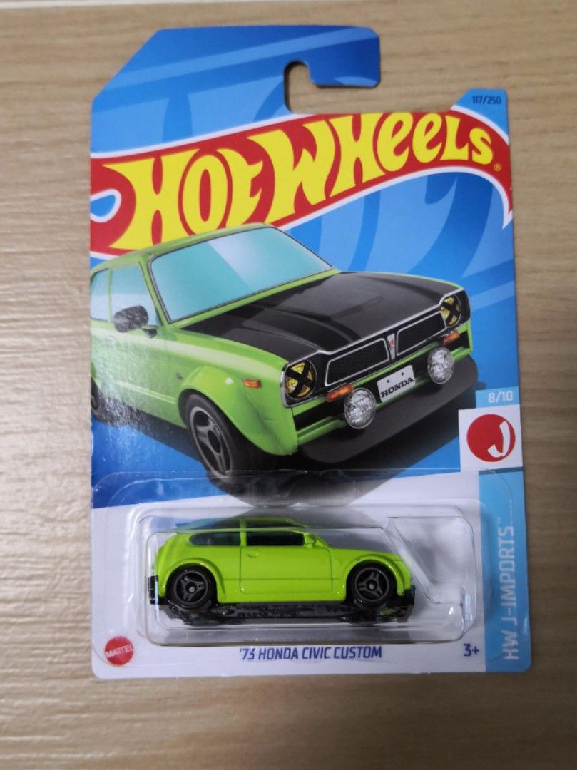 Hotwheels Hot wheels Honda Civic Custom, 興趣及遊戲, 玩具& 遊戲類