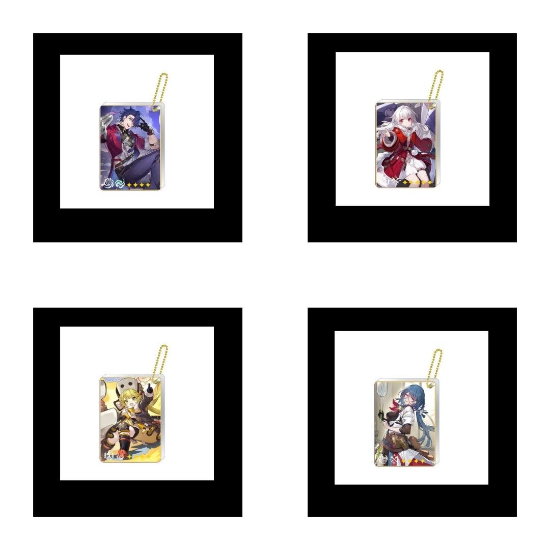 [HSR] Lightcone Style Character Acrylic Keychains (Pre-Order) Honkai