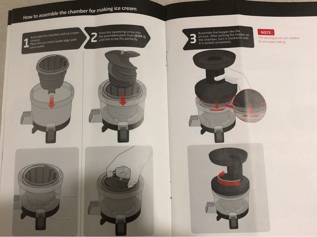 Hurom slow juicer / ice cream on Carousell