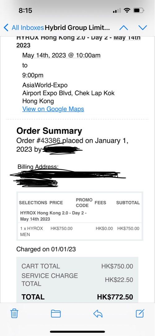 Hyrox 2023 Men Solo Ticket, 門票&禮券, 活動門票 Carousell