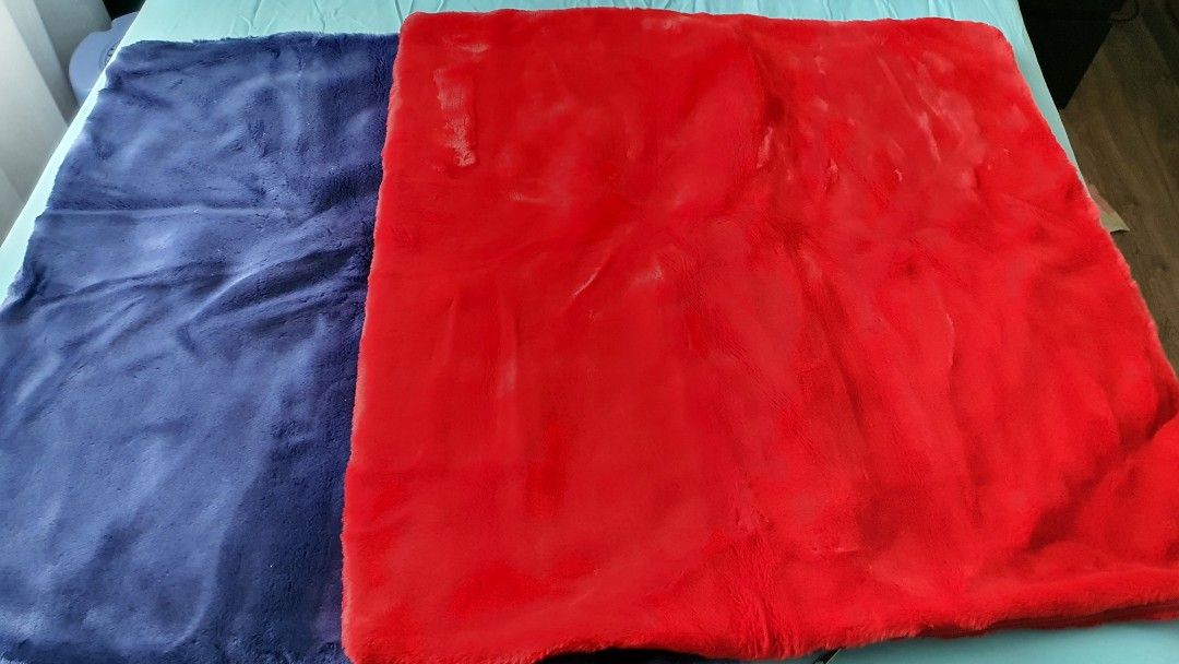 IKEA CUSHION COVERS (VELVET), Furniture & Home Living, Furniture, Bed