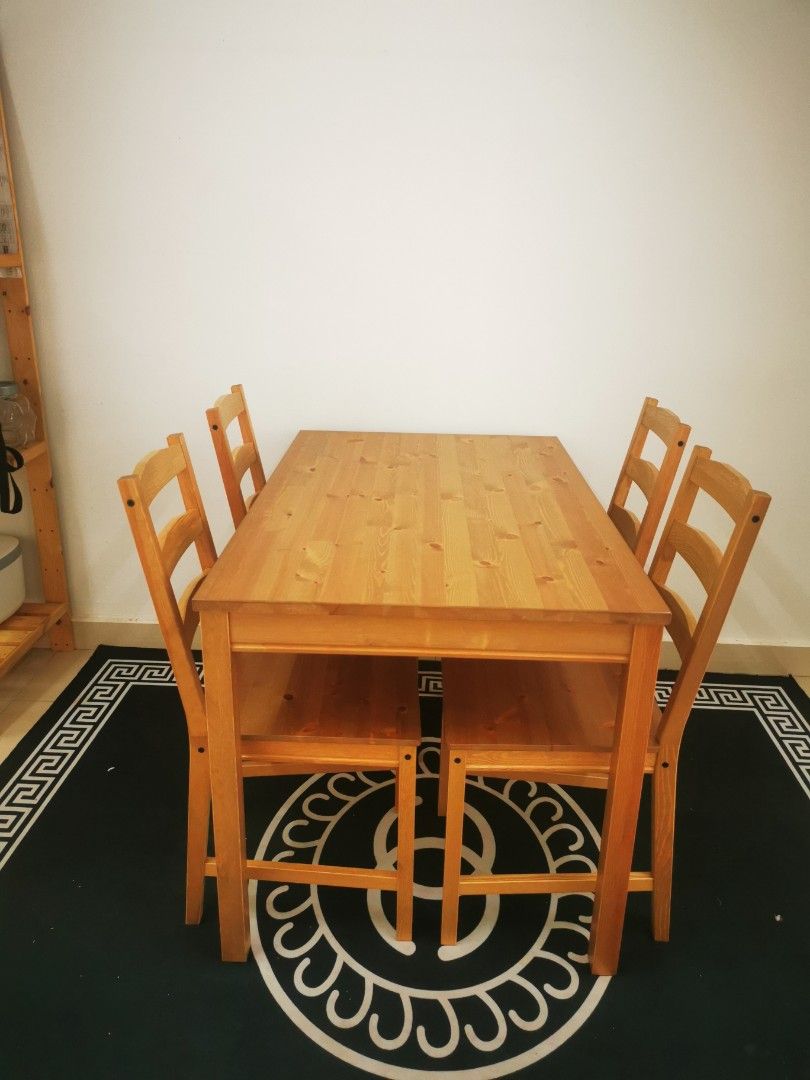 Ikea dinning table ( Jokkmokk), Furniture & Home Living, Furniture