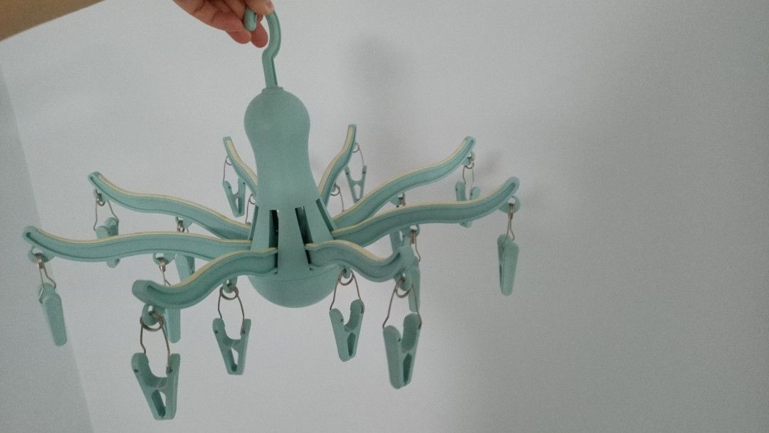 Ikea Pressa Octopus Drying Dryer Clothes Pegs, Furniture & Home Living, Home Improvement