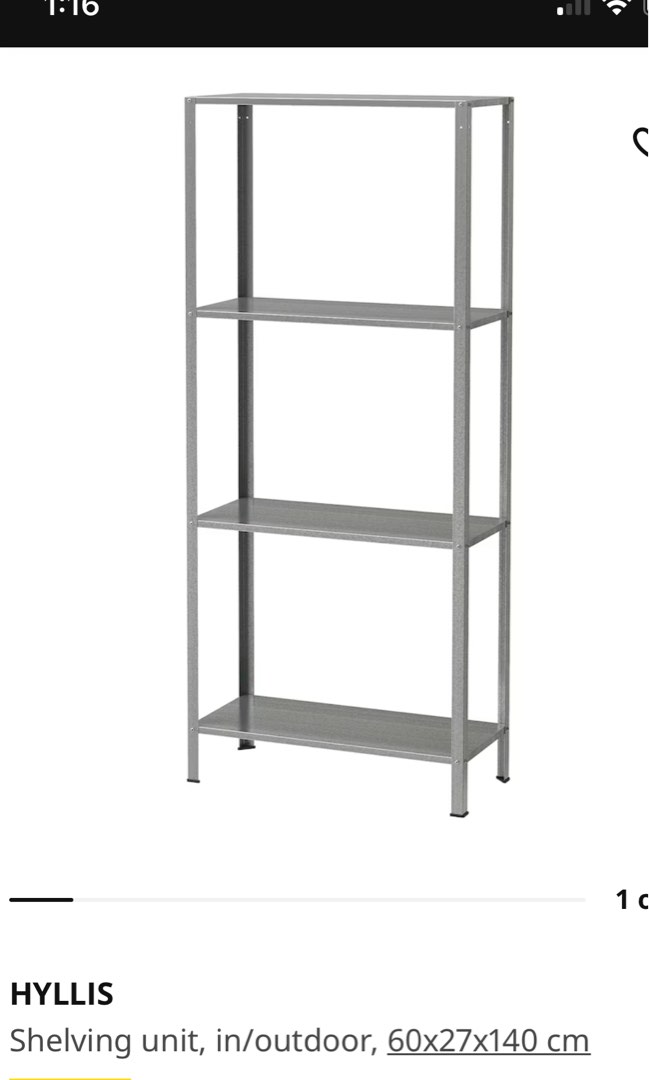 Ikea Shelving rack, Furniture & Home Living, Furniture, Shelves
