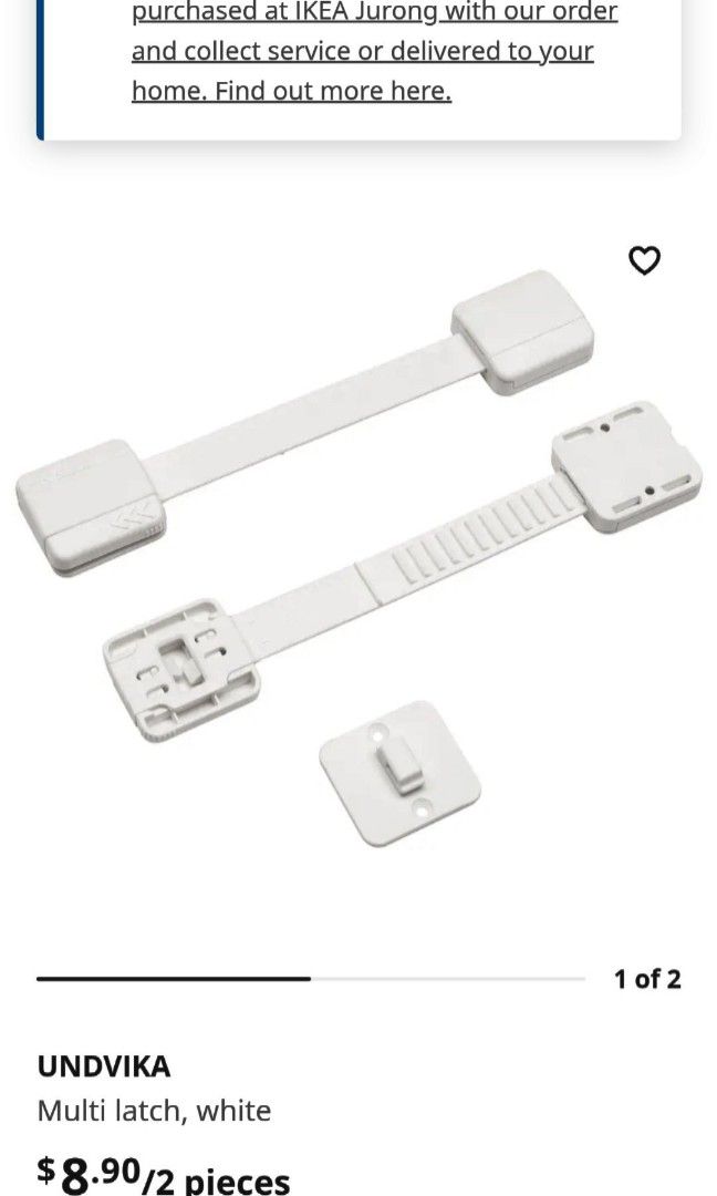 UNDVIKA Multi latch, white - IKEA