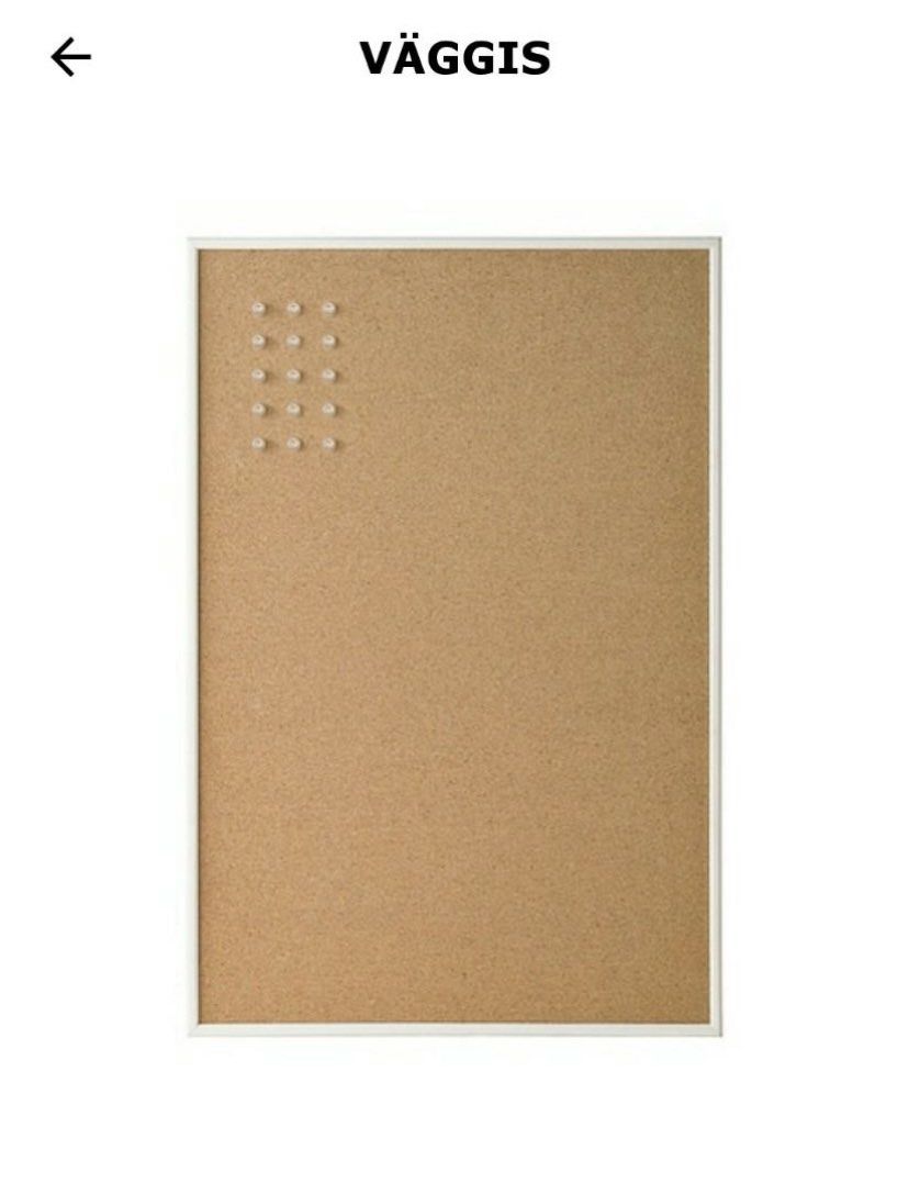 Ikea vaggis note memo board, Furniture & Home Living, Home Decor, Wall