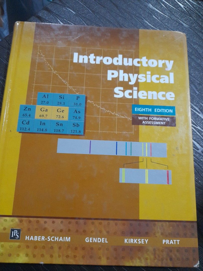 Introductory Physical Science 8th edition (Category: Textbooks) located in Pasay City. Submitted by ayin3 (Listing ID 1230654741, Image 1). Description: item is in excellent condition with marks pm for order.