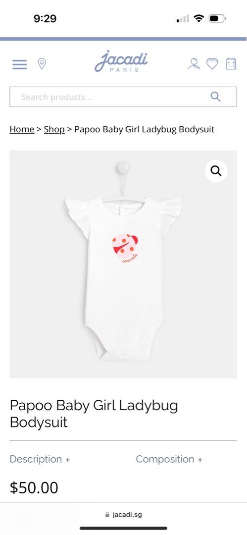 Jacadi sales baby clothes