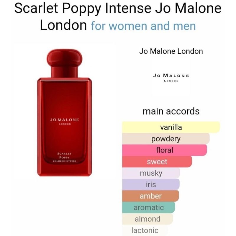 Jo malone poppy scarlet top