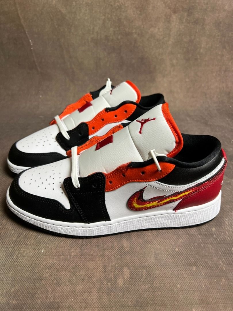 Air Jordan 1 Low Flaming Swoosh FJ7222-101 Release Date