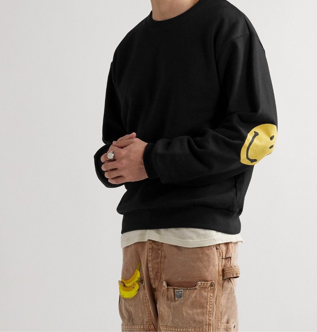 Kapital - Smiley Elbow Longsleeve, Men's Fashion, Tops u0026 Sets, Tshirts u0026  Polo Shirts on Carousell