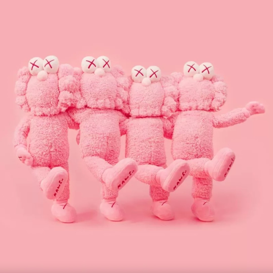 KAWS BFF Plush Pink (Edition of 3000), Hobbies & Toys, Toys 