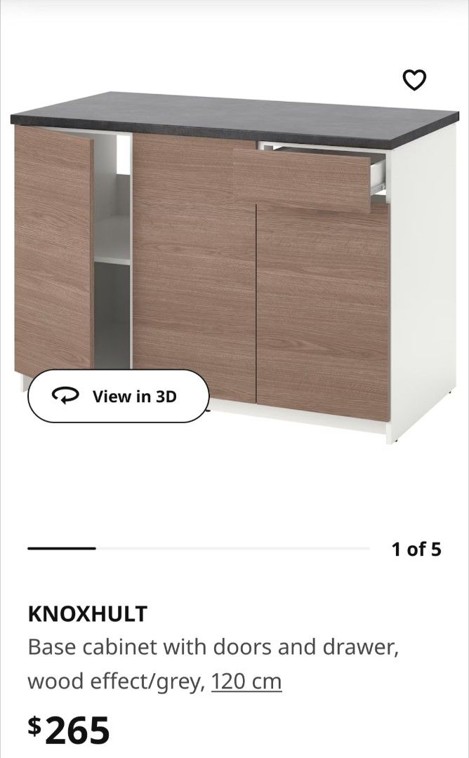 Kitchen Ikea Knoxhult, Furniture & Home Living, Furniture