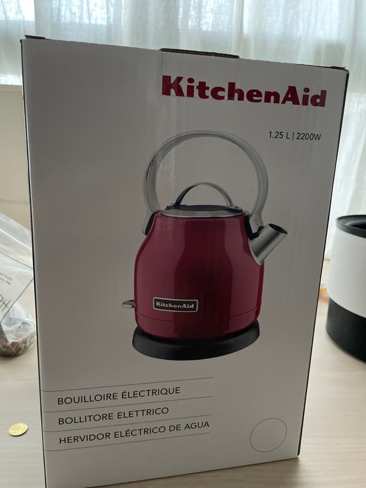 KitchenAid 1.25L electric kettle, TV & Home Appliances, Kitchen
