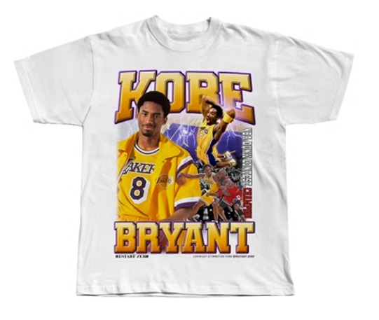 Kanye666 Streetwear Vintage Commemorate Kobe Bryant Printed Casual Hip Hop  Loose Oversized 100％Cotton Tee Tops T Shirt For Men